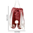 thumbnail image 2 of Bolsas de Regalo de Pascua para Niños Mochila Linda de Conejo para Niños Pequeños Niñas Niños Bolsa de Conejo Rellena Suave con Correas Ajustables, 2 of 6