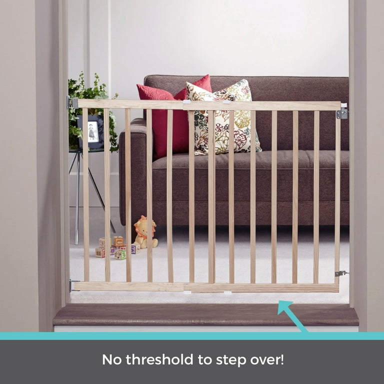 North States White 30 in. H X 28-42 in. W Wood Child Safety Gate North States White 30 in. H X 28-42 in. W Wood Child Safety Gate