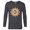 Charcoal Heather, variant on Marvel Black Panther: Wakanda Forever Namora Atlantis Logo - Long Sleeve T-Shirt for Men - Customized-White