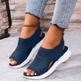 thumbnail image 2 of Dakaela Women's Walking Sandals Arch Support Orthotic Slip on Shoes Plantar Fasciitis Platform Sandals, 2 of 6