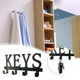 thumbnail image 2 of Adhesive Key Holder Hook Heavy Duty Hook Key Racks For Home Office Hotel School, 2 of 6