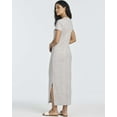 thumbnail image 3 of 3-Pack: Women’s Casual Short Sleeve Maxi Dress – Summer Dress with Slit & Pockets (Available in Plus Size), 3 of 7