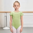 thumbnail image 4 of RFQWOVSR Girls' Flutter Sleeve Ballet Leotard for Dance Practice, 4 of 6