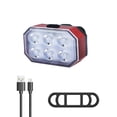 thumbnail image 1 of Lámpara para bicicleta Luz de bicicleta recargable por USB Luz de bicicleta delantera Luz de adverte TOMSHOO Lámpara para bicicleta, 1 of 7