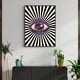 thumbnail image 2 of Pintura en lienzo de sombra de ojos psicodélica, imagen de pared, póster de mal de ojo, arte de pared de tercer ojo, decoración de habitación Hippie sin marco, 2 of 4