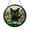 Acrylic 3.5 Inch, variant on Cat Lotus Window Suncatcher with Stained Glass Effect, Decorative Floral Cat Window Art
