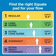 thumbnail image 5 of Equate Ultra Thin Pads with Wings, Size 2, Long Super Absorbency, Compare to Always (192 Count), 5 of 11