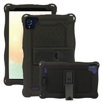 Dteck Case for Samsung Galaxy Tab A 8.0-inch SM-T290 T295 (2019 Released),Shockproof Silicone Rubber Soft Back Shell Kickstand Lightweight Cover without Screen Protector,Black