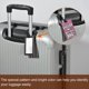 thumbnail image 5 of Equipaje Etiqueta, PVC Identificador Tarjeta Soporte Etiqueta, Disculpe Yo, No Tu Bolsa  Etiqueta con Ajustable Correa para Equipaje Maleta Púrpura Paquete de 2, 5 of 5