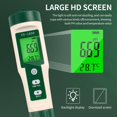thumbnail image 5 of 2X Professional Food PH Meter High Accuracy Sensor Temp Acidity Tester for Meat Canning Dough Soil PH Meter, 5 of 5