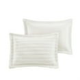 thumbnail image 2 of Madison Park Polyester Amara Carved Fur Comforter Set in Ivory Finish MP10-7687, 2 of 5