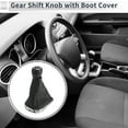 thumbnail image 2 of Unique Bargains 6 Speed Manual Gear Shifter Knob with Cover for Chevrolet Cruze 2010-2015 Plastic Faux Leather Automotive Gearbox Stick Shifter Lever Knob Black, 2 of 7