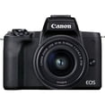 thumbnail image 1 of Canon EOS M50 Mark II + EF-M 15-45mm es STM Kit Negro (Versión Internacional), 1 of 3
