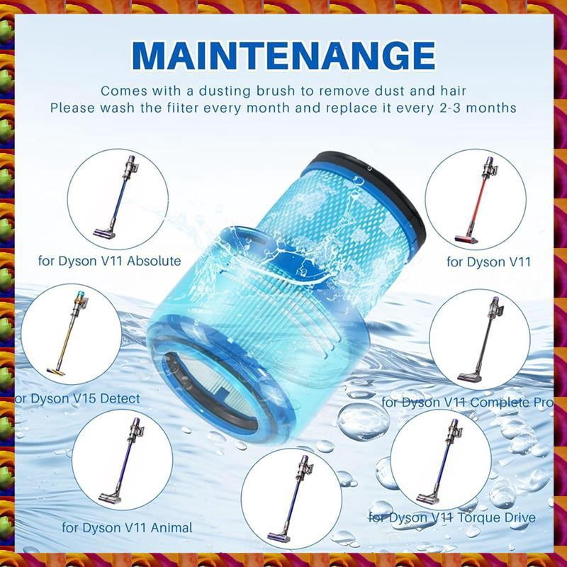 V15 Vacuum Filters Replacement For Dy*son v15 V11 SV14, For Dy*son-V15 V11 Torque Drive V11 Animal Part 970013-02 thumbnail 10