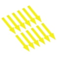 thumbnail image 1 of Pegatina de flecha direccional Uxcell, paquete de 12, adhesivo removible de PVC, amarillo, 1 of 6