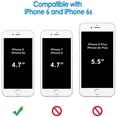 thumbnail image 2 of Silicone Case for iPhone 6s/6 4.7 Inch, Silky-Soft Touch Full-Body Protective Case, Shockproof Cover with Microfiber Lining (Black), 2 of 5