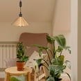 thumbnail image 2 of FSLiving J-Type Track Light Pendants Full Spectrum AUTO 10W Plant Growing Lamp Juno Height Adjustable Automatic Timer for Indoor Garden Planting Jade Plants Kitchen Island Green House, Customizable, 2 of 8