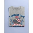 thumbnail image 3 of Land Of The Free T-Shirt Women -Image by Shutterstock, Female XX-Large, 3 of 4