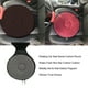 thumbnail image 5 of Riwesomey Cojín giratorio para asiento de coche, silla giratoria para vehículo, alfombrilla de repuesto, accesorios de repuesto para Automoción decorativa y accesorios Gris oscuro, 5 of 6