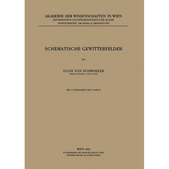 Schematische Gewitterfelder, (Paperback)