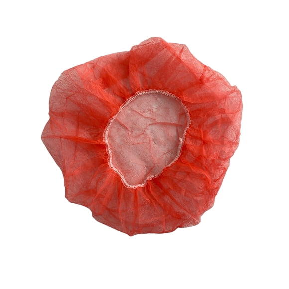 Bouffant Caps, Red, 21",10x100/Case
