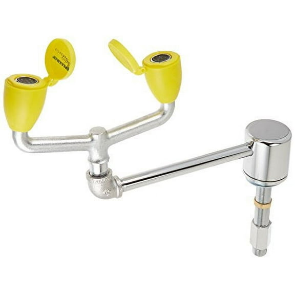 Speakman SE-570-LH Counter-Mounted Laboratory Emergency Eyewash with Left-Hand Activator