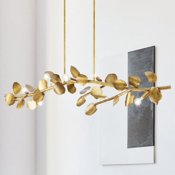 Luxury Eclectic Chandelier, Gold Ombre, UHP4995