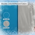 thumbnail image 4 of SUNNY HEAT Cooling Summer Comforter 28"x40", Cooling Blanket for Hot Sleepers, Lightweight Breathable Double-Sided Quilt, Blue & Gray, 4 of 5