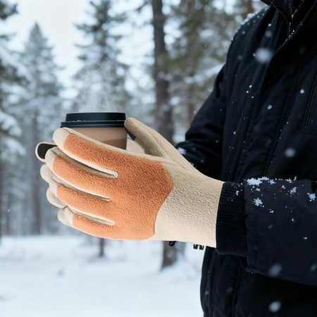 Tgbvmt Winter Warm Gloves Windproof Touch Screen Gloves Fleece Lined Water Resistant Wrist Warmth Gloves for Outdoor Sports Hiking Camping Cycling Skiing Winter Daily Wear Outdoor Warmth Essentials Tgbvmt Winter Warm Gloves Windproof Touch Screen Gloves Fleece Lined Water Resistant Wrist Warmth Gloves for Outdoor Sports Hiking Camping Cycling Skiing Winter Daily Wear Outdoor Warmth Essentials