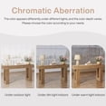 thumbnail image 3 of 63" Farmhouse Console Table, Rustic Hallway Entryway Table, Engineered Wood MDF, Sturdy with Foot Pads, for Living Room Sofa Hallway,Wood Color, 3 of 7