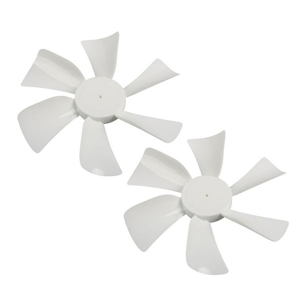 relayinert 2Pack 6 Inch Replacement White Vent Fan Blades Blade Vent