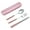 Pink, variant on Joernso 1 Set Dinner Fork Anti-slid Handle Food Grade Materials Stainless Steel Heat-resistant Easy to Clean Cutlery Set for Home