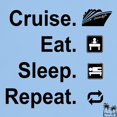 thumbnail image 3 of CafePress - Cruise. Eat. Sleep. T Shirt - Men's Classic Graphic T-Shirt, 3 of 4