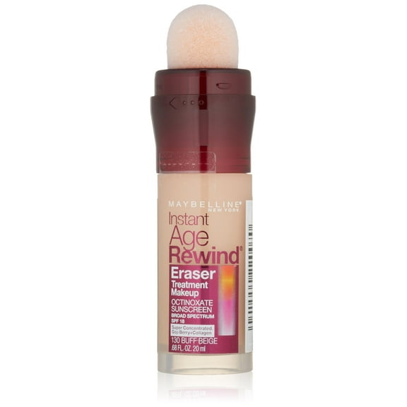 Maybelline New York Instant Age Rewind Eraser Treatment Makeup, Buff Beige, 0.68 fl. oz.