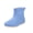 Sky Blue, variant on Pink Women'S Short Rain Boots Ankle Waterproof Footwear Chunky Heel Height Increasing Non-Slip Outdoor Shoes For Wet Weather Fall Winter