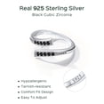 thumbnail image 6 of ChicSilver Sterling Silver Toe Rings for Women Adjustable Cute CZ Toe Rings Open Band Hawaiian Beach Summer Foot Jewelry for Women, 6 of 8