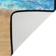 thumbnail image 5 of Dreamtimes Summer Sandy Beach Area Rug, 36"x24" Tropical Palm Non-Slip Washable Indoor Door Mat, Absorbent Floor Mat for Bedroom Kitchen Entryway Bathroom, 5 of 7