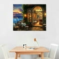 thumbnail image 2 of COMIO Mediterranean Evening Canvas Wall Art Print, Italy Artwork, 2 of 4