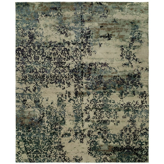 Kalaty Equinox Area Rug EQ-572 Contemporary Blue, Blue, 2' x 3'