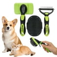 thumbnail image 2 of Undercoat Deshedding Rake for Cats & Dogs - Double Sided Dematting Comb for Tangled Knotted Hair - Grooming Brush Tool - Pet Shedding Solution, 2 of 8