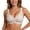 White, variant on Comfort Seamless Push-Up Jelly Bra for Everyday Leisure with Adjustable Straps and Leopard Pattern in Bra