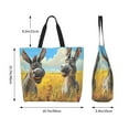 thumbnail image 5 of Japuie Funny Countryside Donkey Print Shoulder Bag,Top Handle Shoulder Purses and Handbags,Tote Shoulder Bag for Women,Ideal for Shopping, Work, and School, 5 of 7