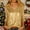 Yellow, variant on WXLWZYWL Sequin Tops for Women 3/4 Sleeve Glitter Sparkly Shirts V Neck Dressy Date Night Party Outfits Blouses