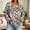 Brown-16, variant on Nugftut Plus Size Tops for Women Long Sleeve Floral Graphic V Neck Blouses Casual Loose Fit Shirts