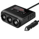 thumbnail image 2 of ACELACIÓN DE CIROTA COMBRADOR Adaptador DE Enchufe 4USB Con Pantalla DE Voltaje Del Interruptor 120W Para Camiones SUVS ABS NEGRO, 2 of 7