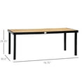 thumbnail image 3 of 6.2' Long Table - Easy to Clean Top - Outdoor Celebrations - Supports 110 lbs, 3 of 5