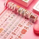 thumbnail image 3 of Juego de 20 rollos de cintas Washi Kawaii - Cinta decorativa rosa melocotón para decoración estética, álbumes de recortes, diarios, manualidades y suministros de oficina, 3 of 4