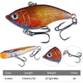 thumbnail image 3 of Lipless Crankbait, Rattle Trap Fishing Lures for Freshwater Saltwater, Lipless Crankbaits for Bass Fishing Lure Set for Bass Trout Walleye Redfish Pike, 5pcs with Box, 3 of 7