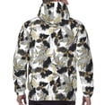 thumbnail image 3 of Bingfone Abstract Watercolor Men's Drawstring Hoodie Long Sleeve Pocket Sweatshirts-4X-Large, 3 of 6