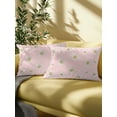 thumbnail image 5 of Outdoor Pillows Waterproof, Pink Spring Floral Bedding Throw Pillows with Insert for Couch Sofa Bed, Daisy Flowers Elegant Farmhouse Art 12x20 Inch Pillowcases Decorative Patio Pillow Set of 1, 5 of 8